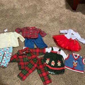 American girl doll Christmas outfits!